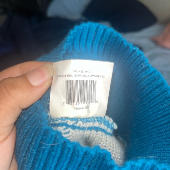 Christmas Ugly Sweater Turtleneck - Picture 2 of 3